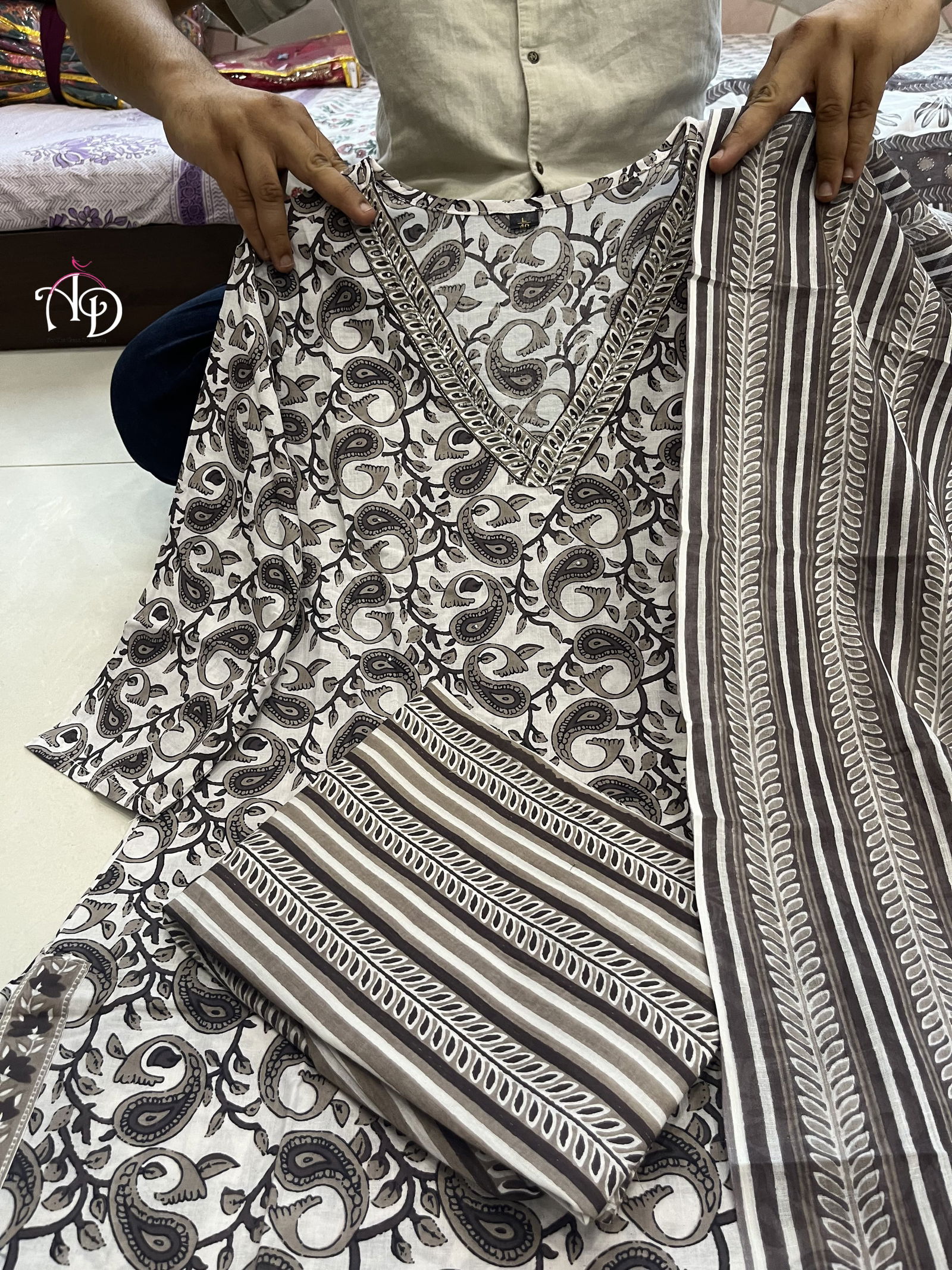 Akshar Designer Summer Special Cotton Kurti With Bottom Dupatta Wholesale Market In Surat
